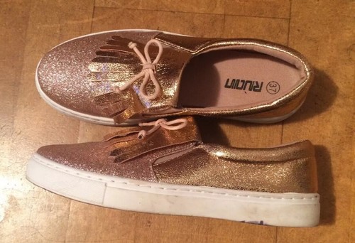 Sneakers slip ons rosegold - slip,