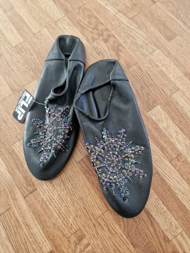 Boho luxe mules pantoffel - -, pantoffel/