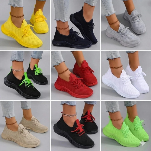 Damen sneaker slip - sneaker, on